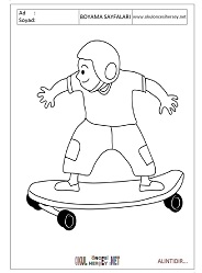 Kaykay boyama sayfaları